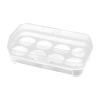 YUOIUX Egg Storage Tray with Lid view 1