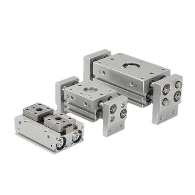 TYBOPHQJ MHL2-20D MHL2-20D1 MHL2-20D2 Double-Acting Pneumatic Gripper, Wide Type, Parallel Air Gripper with Aluminum Clamps (MHL2-40D)