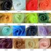 Snow Transparent Organza Fabric Roll, 150 cm Wide, 1 Meter view 4
