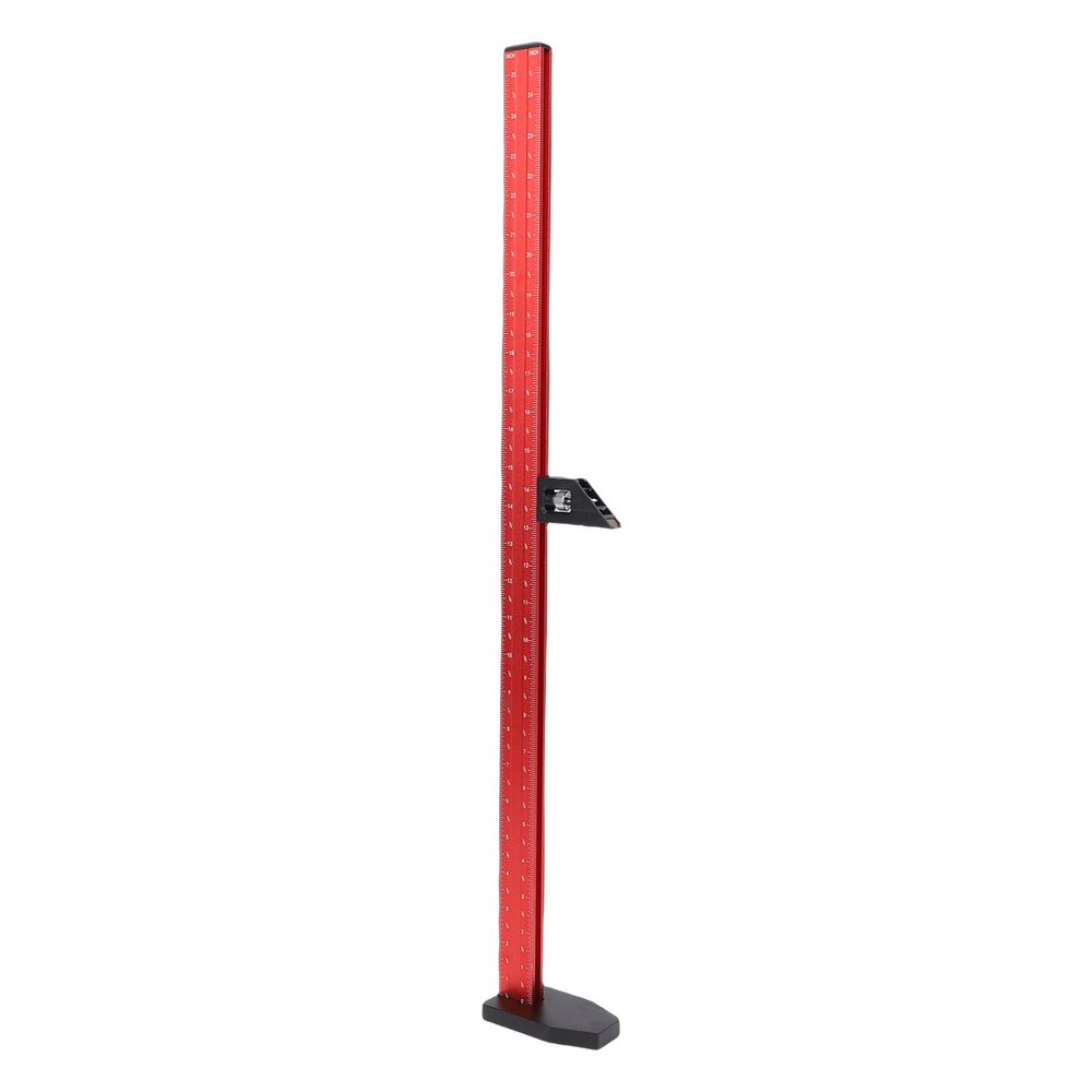 Taidda Woodworking Height Gauge, Aluminum Alloy, Fine Adjustment, Dual Scale, 640 mm