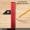 Taidda Woodworking Height Gauge, Aluminum Alloy, Fine Adjustment, Dual Scale, 640 mm view 2