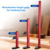 Taidda Woodworking Height Gauge, Aluminum Alloy, Fine Adjustment, Dual Scale, 640 mm view 4
