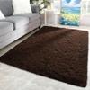 PSHCEE 230 x 250 cm Brown Modern Non-Slip Fuzzy Rug view 2