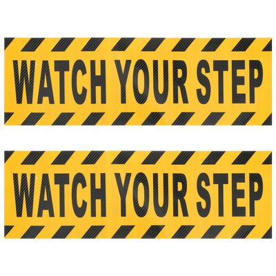 Toddmomy 2-Pack Yellow PVC Anti-Slip Stair Strips