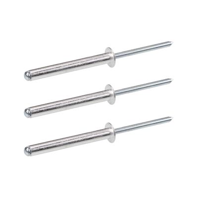 50 Extended Blind Rivets, 5 x 40 mm, Aluminum Body, Iron Mandrel