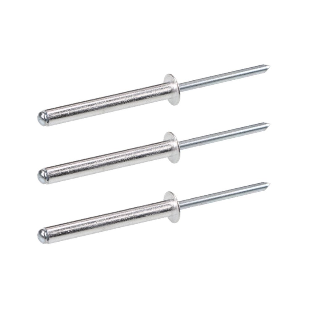 50 Extended Blind Rivets, 5 x 40 mm, Aluminum Body, Iron Mandrel