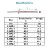 50 Extended Blind Rivets, 5 x 40 mm, Aluminum Body, Iron Mandrel view 2