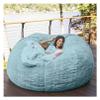 Giant Faux Fur Bean Bag Cover, Unfilled view 1