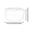 Giant Faux Fur Bean Bag Cover, Unfilled view 2