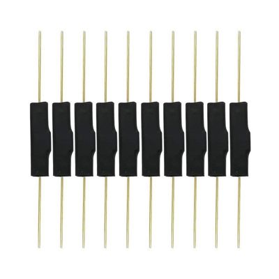 Wodsty 10-Pack Plastic Reed Switches, Normally Closed, 14.2 mm × 3.3 mm, 100 V DC, 0.5 A