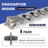 HSAWBIT 20 x 260 mm SDS-Plus Drill Bit for Concrete and Stone, 4 Carbide Cutters view 4