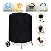 Round Black Fire Pit Cover for Outdoor Use, Waterproof and Durable, 71 x 56 cm view 2