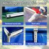 Large Outdoor Fish Holding Tank, Above-Ground Canvas Pool with Steel Frame for Koi Breeding, Easy-to-Assemble Fish Aquarium, 2 x 1.5 x 0.7 m (Blue) view 3