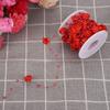10 m Pearl Garland String, ABS Imitation Beads, Red view 2