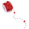 10 m Pearl Garland String, ABS Imitation Beads, Red view 3