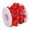 10 m Pearl Garland String, ABS Imitation Beads, Red view 4
