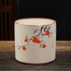 XUJUAN-0227 Ceramic Ashtray with Floral Pattern, Medium view 3