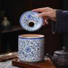 XUJUAN-0227 Ceramic Ashtray with Floral Pattern, Medium view 4