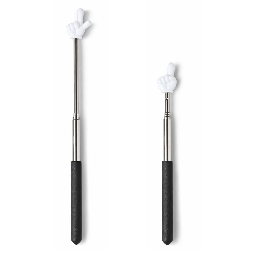 2-Pack Retractable Telescopic Teaching Pointers, 17–55 cm
