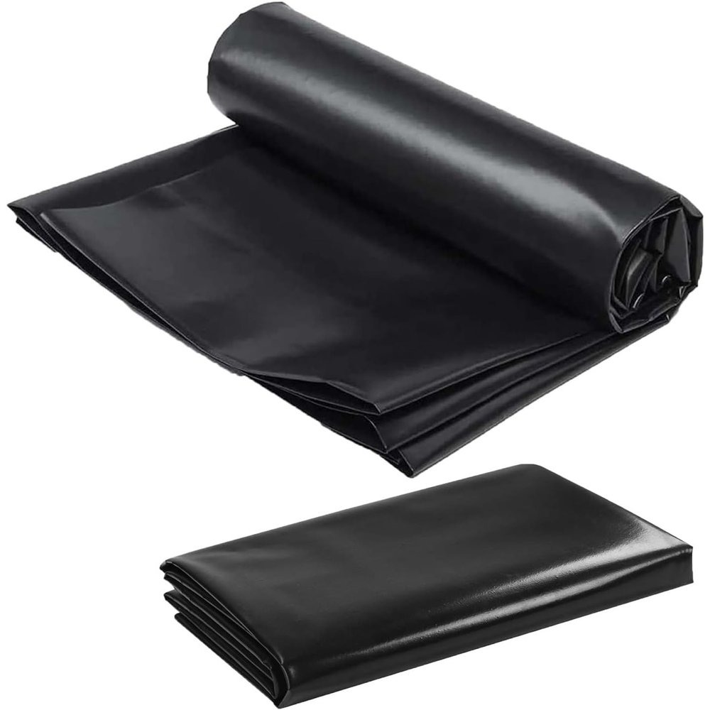 Flexible Waterproof Pond Liner for Koi Ponds, Fish Ponds, Fountains and Outdoor Water Gardens, Durable, UV-Resistant, Easy to Install, 3 x 4 m, Black