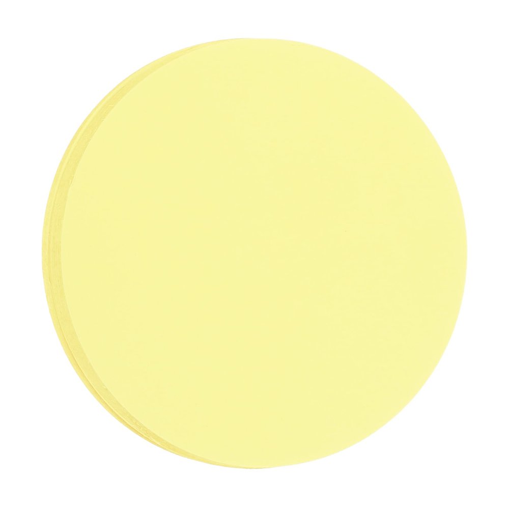 QUARKZMAN 30-Piece Light Yellow Round Paper Cutouts, 10-Inch Thick Cardstock Circles for DIY Crafts, Classrooms, Teacher Bulletin Boards and Chalkboards