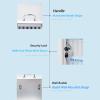 GTHTUHFD Wall-Mounted Cell Phone Locker for Schools, Storage Cabinet with 60 Compartments and Security Lock for Office and Meeting Use, Ideal for Classrooms and Events, 12 Slots view 4