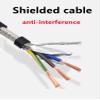 3-Conductor Shielded Cable, Low-Interference, 1226 AWG, Pure Copper, RVVP, 1 m (17 AWG) view 2
