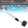 SALALIS Pool Cue Chalk Holder with Cover and Aluminum Spikes, Round view 3