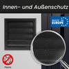 Repa Market 100 mm Black Plastic Louvered Ventilation Grille view 3
