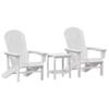Tonture 3-Piece Garden Lounge Set, White, 38 x 38 x 46 cm view 2