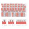 SHERCHPRY 75-Piece Lever Wire Connector Set, Red Copper, for Lighting Systems and Devices view 1