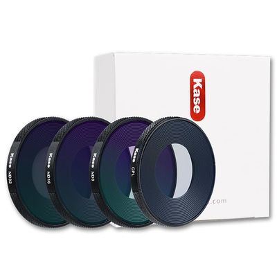 Kase Optical Glass Filter Set for DJI Osmo Action 6 (CPL+ND8+ND16+ND32)