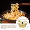 Golden Aluminum Ramen Pot with Two Handles view 3