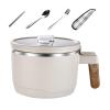 Microwave Pasta Bowl with Handles, Portable Stainless Steel Insert view 1