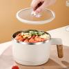 Microwave Pasta Bowl with Handles, Portable Stainless Steel Insert view 4