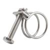Adjustable 304 Stainless Steel Hose Clamp Set, Heavy-Duty Pipe Clamps for Plumbing, Automotive, and Marine Applications (51-3 mm x 2 pcs) view 1