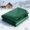 Green PVC Tarpaulin 3.2 x 5.4 m, Waterproof, UV-Stabilized, with Eyelets view 1