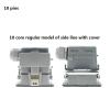 1 pc HDC-HA-10/16 Heavy-Duty Connector, 250 V 16 A Waterproof Connector for Industrial Automation and Mechanical Engineering (10-Side with Cover) view 2