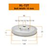 1pc XL Timing Pulley, 68T/70T/72T, 5.08mm Pitch, 10mm Belt Width view 4