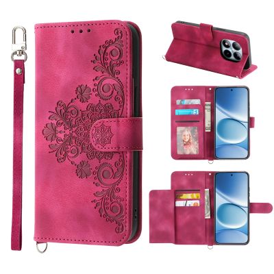Auslbin Xiaomi Redmi Note 15 Pro 4G Wallet Case, Premium PU Leather Flip Cover, Red