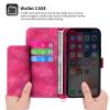Auslbin Xiaomi Redmi Note 15 Pro 4G Wallet Case, Premium PU Leather Flip Cover, Red view 3