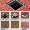 Invisible Recessed Square Septic Tank Cover with Retractable Handle, Stainless Steel, 5 cm, 100 x 100 cm view 3