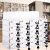 Transparent Acrylic Cell Phone Locker with Locks and Keys, 20 Compartments view 1