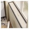 Decorative Non-Slip Diatomaceous Earth Window Sill Mat, Patterned, Dustproof, 80 x 10 cm (31.5 x 3.9 in) view 1