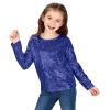 Girls' Glitter Sequin Long-Sleeve Top view 1