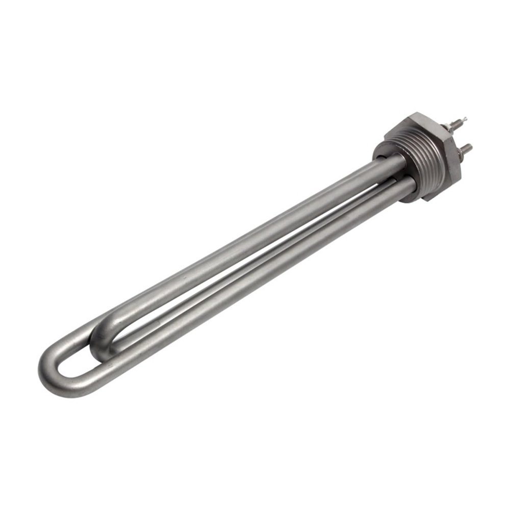 Heating Element for Solar Water Heater, 1" NPT/BSP, DC 12V/24V/48V, 300W/600W, 304 Stainless Steel (NPT, DC 48V, 300W, 200mm L)