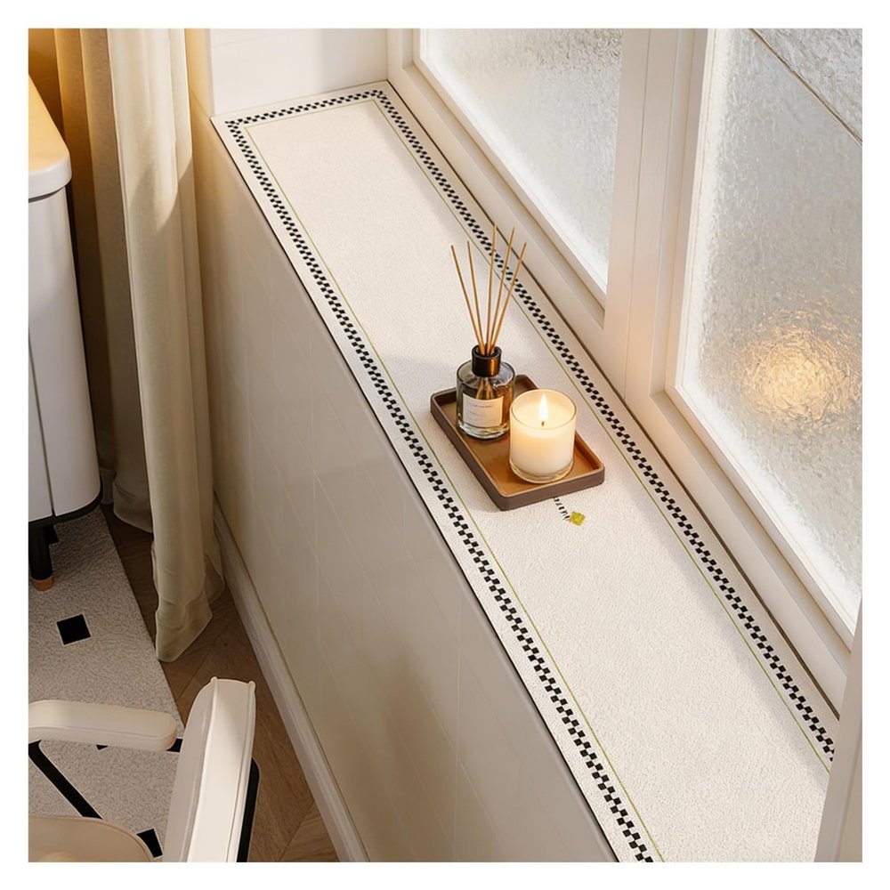 Cut-to-Size Non-Slip Window Sill Mat, 31.5 x 11.8 in