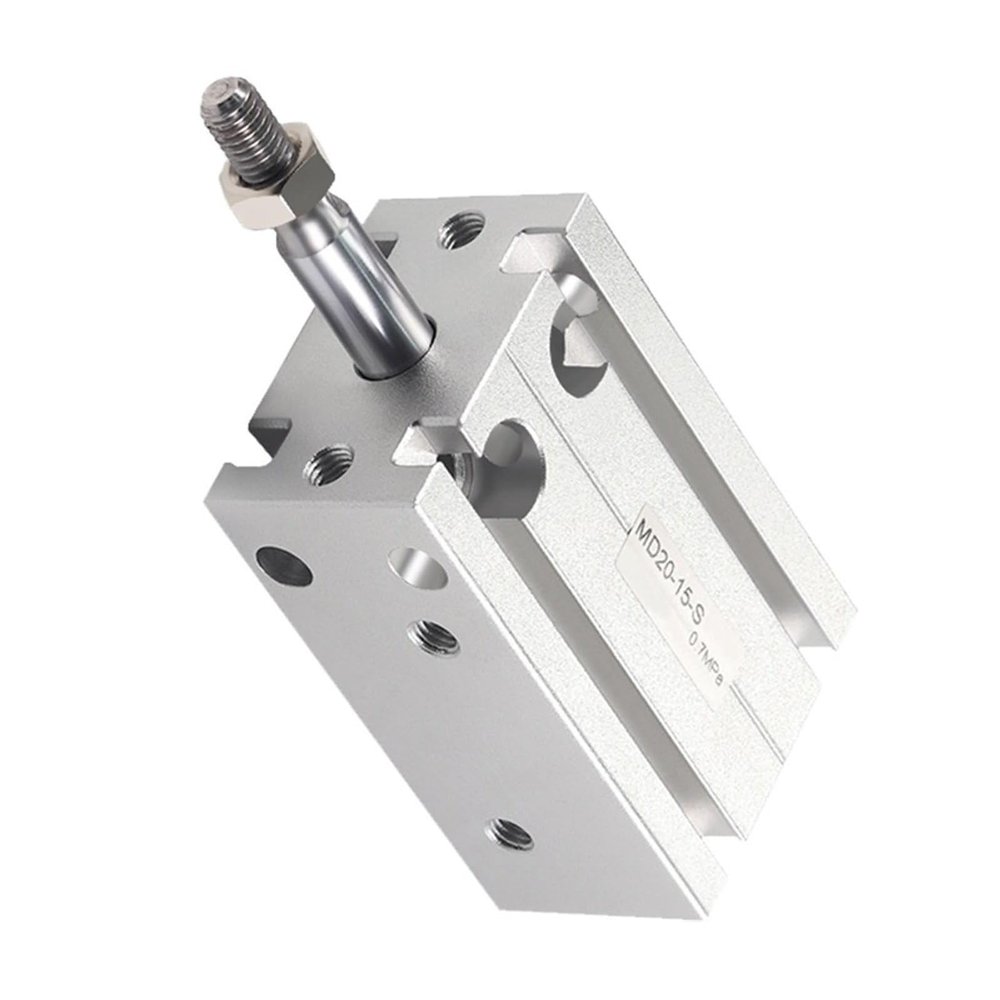 MD25 Pneumatic Cylinder, 25 mm Bore, 560 mm Stroke, Hydraulic Lift Cylinder, 1 Pc (15 mm Magnetic)
