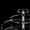 FACAIIO 3-Tier Acrylic Cake Stand with 30 Holes view 2