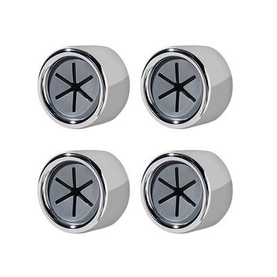 FACAIIO No-Drill Storage Hooks with Chrome Finish, 4-Pack